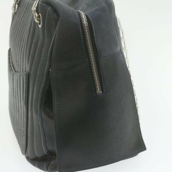 Chanel Mademoiselle 2 Piece Vertical Quilted W / Wallet Lambskin Leather - Picture 5 of 14